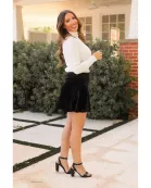 PreOrder | The Aurora Velvet Skort