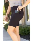 PreOrder | The Bree - Black BIKER 7-inch SHORTS