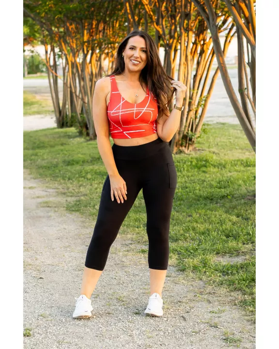 PreOrder | The Cassandra - Black CAPRI with POCKETS