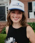 I Heart Touchdowns Wholesale Trucker Hat Vintage