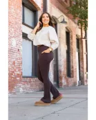 PreOrder | The Brandy - Brown Flare Leggings WITH POCKETS
