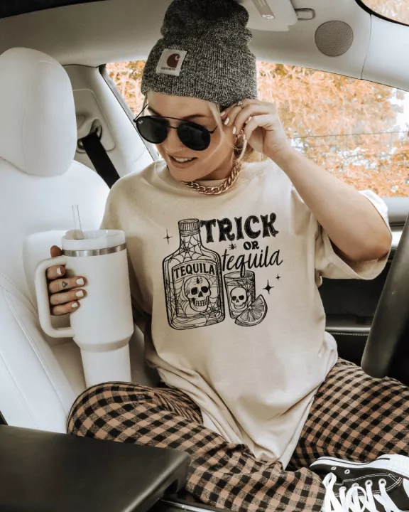 Trick Or Tequila Graphic Tee