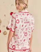 Christmas Print Pajama Set