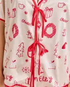 Christmas Print Pajama Set