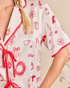 Christmas Print Pajama Set