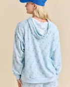 Floral Printed Hoodie And Short Set