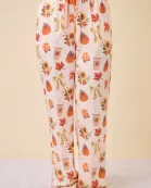 Pumpkin Spice Latte Print Set Pajama