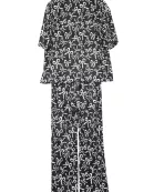 Black Bow Print Wholesale PJ Pants Set