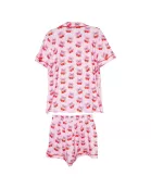 Cherry Bow Repeat Wholesale Pajama Loungewear