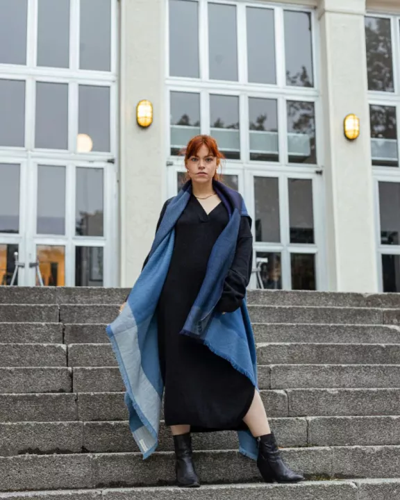 Infinity Cape- Denim