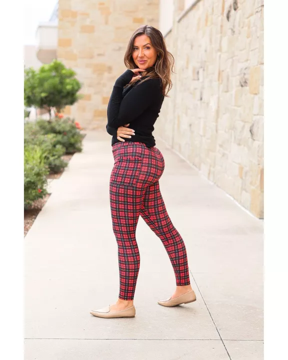 PreOrder | The Holly Plaid Leggings
