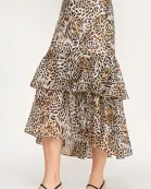 RS-4174-6 ANIMAL PRINT MAXI SKIRT-MULTI
