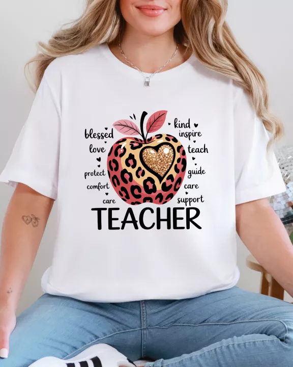 Teacher Apple Graphic Tee