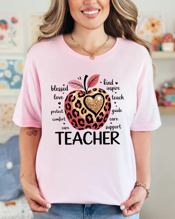 Teacher Apple Graphic Tee