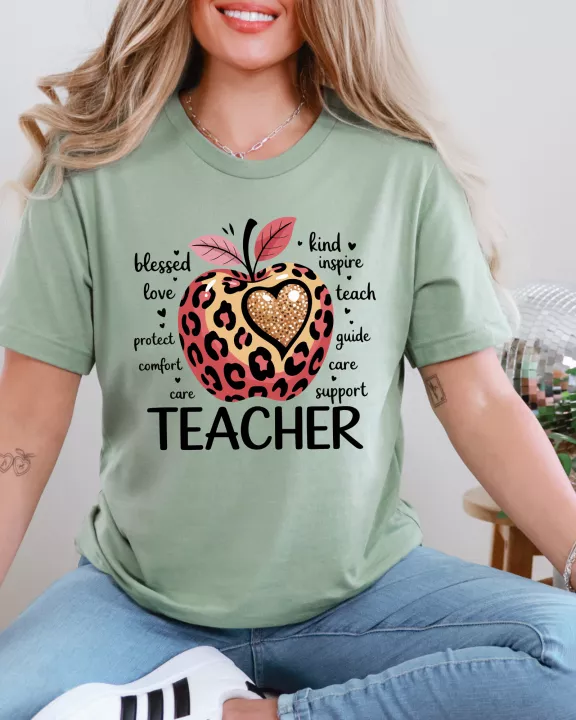 Teacher Apple Graphic Tee