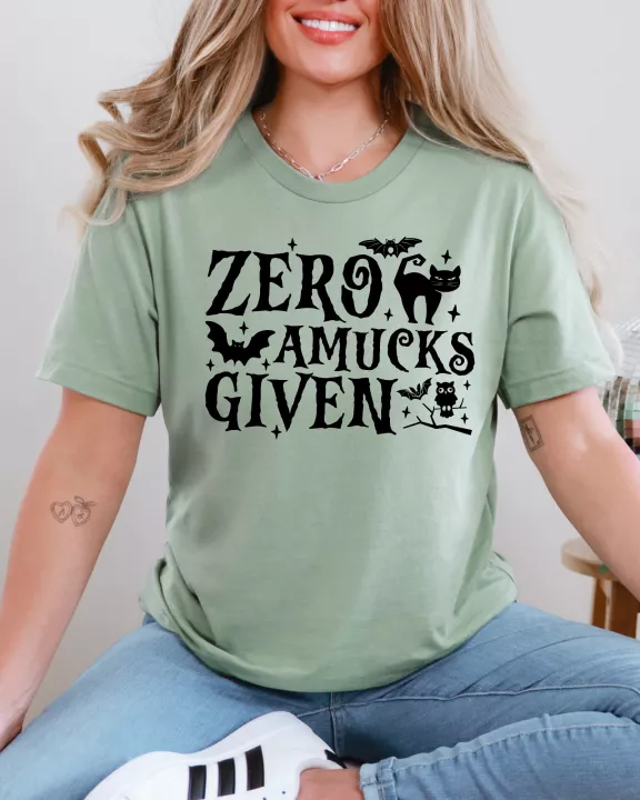 Zero Amucks Given Graphic Tee