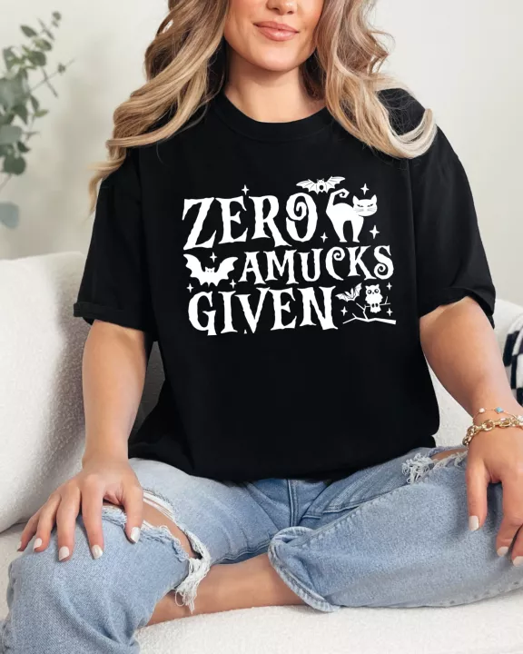 Zero Amucks Given Graphic Tee