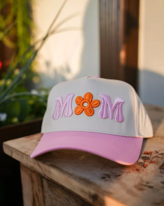 MOM FLOWER CANVAS CAP