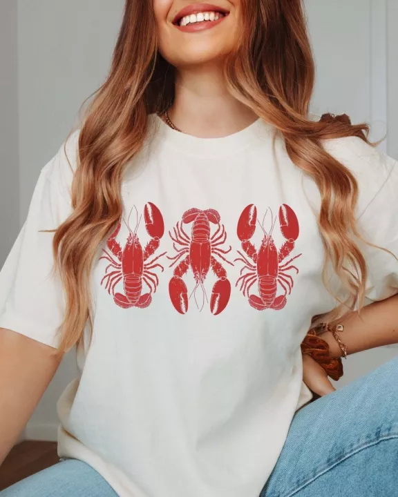 3 Lobsters Wholesale Comfort Color Tee - Fast Shipping