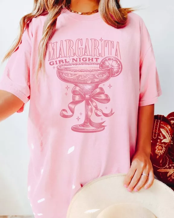 Margarita Girl Night Wholesale Comfort Color Tee - Quick TAT