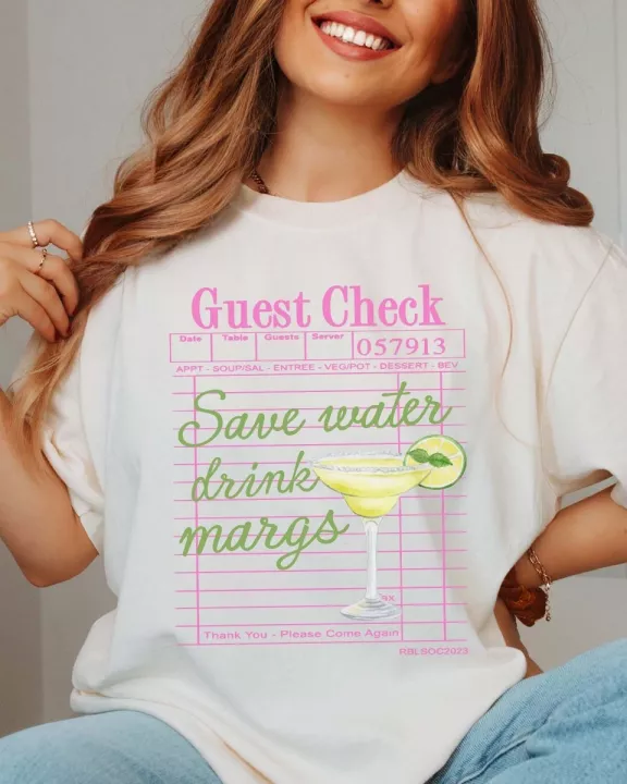Save Water Drink Margs Wholesale Comfort Color Tee - Fast Shipping