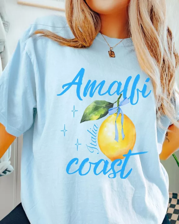 Amalfi Coast Lemon Comfort Color Wholesale Tee