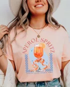Aperol Spritz Orange Skies Comfort Color Wholesale Tee