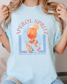 Aperol Spritz Orange Skies Comfort Color Wholesale Tee
