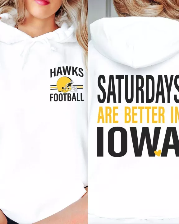 Custom Saturdays Are Better Football Wholesale Hoodie With Front And Back Design