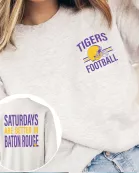 Custom Saturdays Are Better Football Wholesale Sweatshirt With Front And Back Design