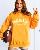 Tailgates & Touchdowns Wholesale Graphic Sweatshirt - Quick Shipping