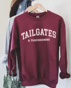 Tailgates & Touchdowns Wholesale Graphic Sweatshirt - Quick Shipping