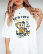 Brew Crew Tailgate Champs Wholesale Comfort Color Tee - Fast Shipping
