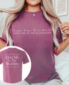 Meet Me In The Bleachers Comfort Wholesale Color Graphic Tee With Front & Back Design - Quick TAT