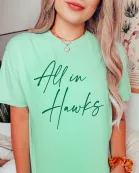 Custom All In Mascot Wholesale Comfort Color Graphic Tee - Fast Shipping