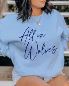Custom All In Mascot Wholesale Graphic Sweatshirt - Quick Shipping