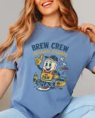 Brew Crew Tailgate Champs Wholesale Comfort Color Tee - Fast Shipping