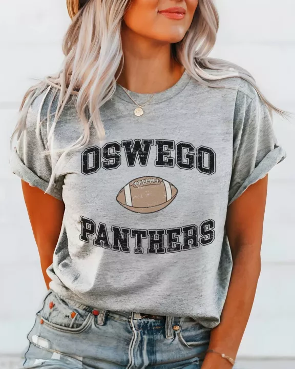 Custom Vintage Football Team Wholesale Bella Graphic Tee - Quick TAT