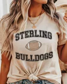 Custom Vintage Football Team Wholesale Bella Graphic Tee - Quick TAT