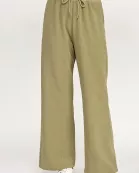RP-4171-6 DRAWSTRING FLARE PANTS
