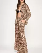 KT-1831-6 PAISLEY PRINTED LONG SLEEVE TOP-MULTI