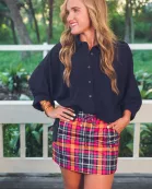 Patterned in Plaid Skort
