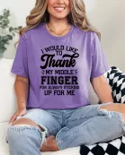 Thank My Middle Finger Graphic Tee