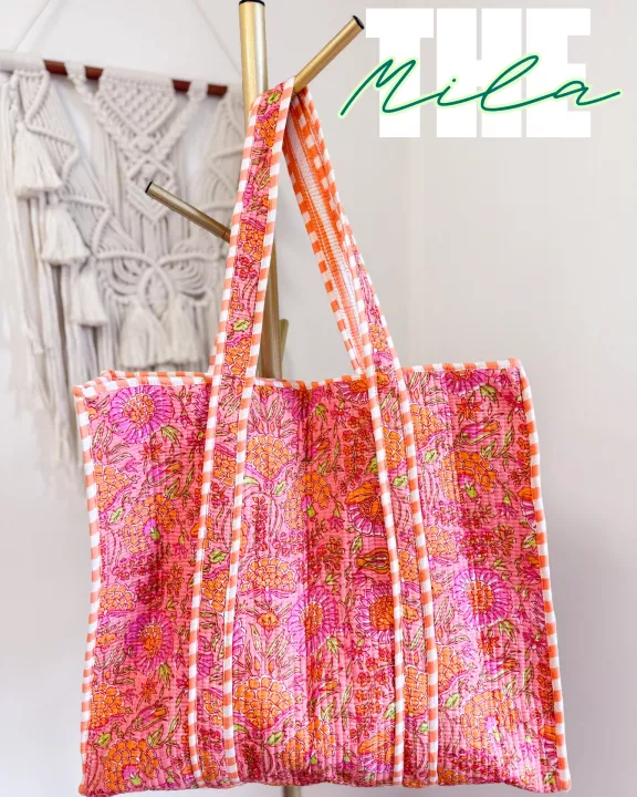 Quilted Tote Bag