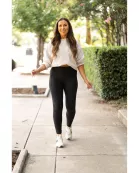 Ready to Ship | The Amber Fold-Over Full Length Leggings