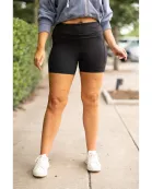 Ready to Ship | The Taylor Fold-Over Biker Shorts