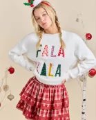 Plaid Ruffle Skort With Lace Trim Detail