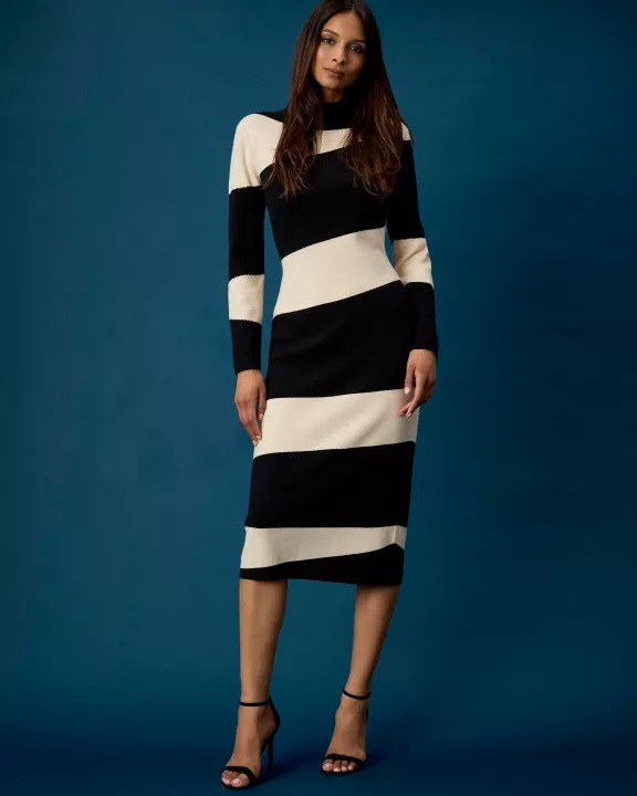 LONG SLEEVE MIDI DRESS