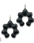 Western stone squash blossom earring, last call