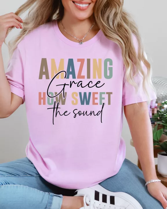 Amazing Grace How Sweet the Sound Graphic Tee